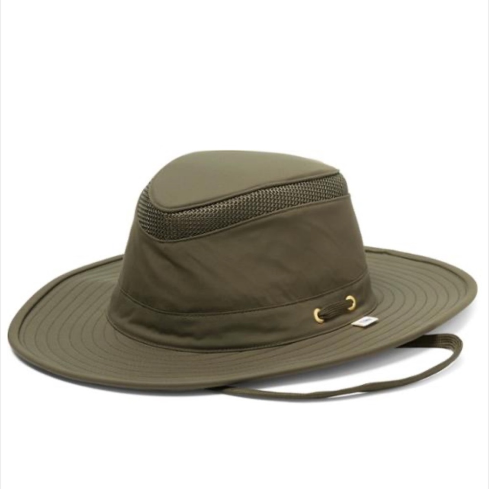 Tilley LTM6 Airflo Broad Brim Hat in Olive - 7 1/8